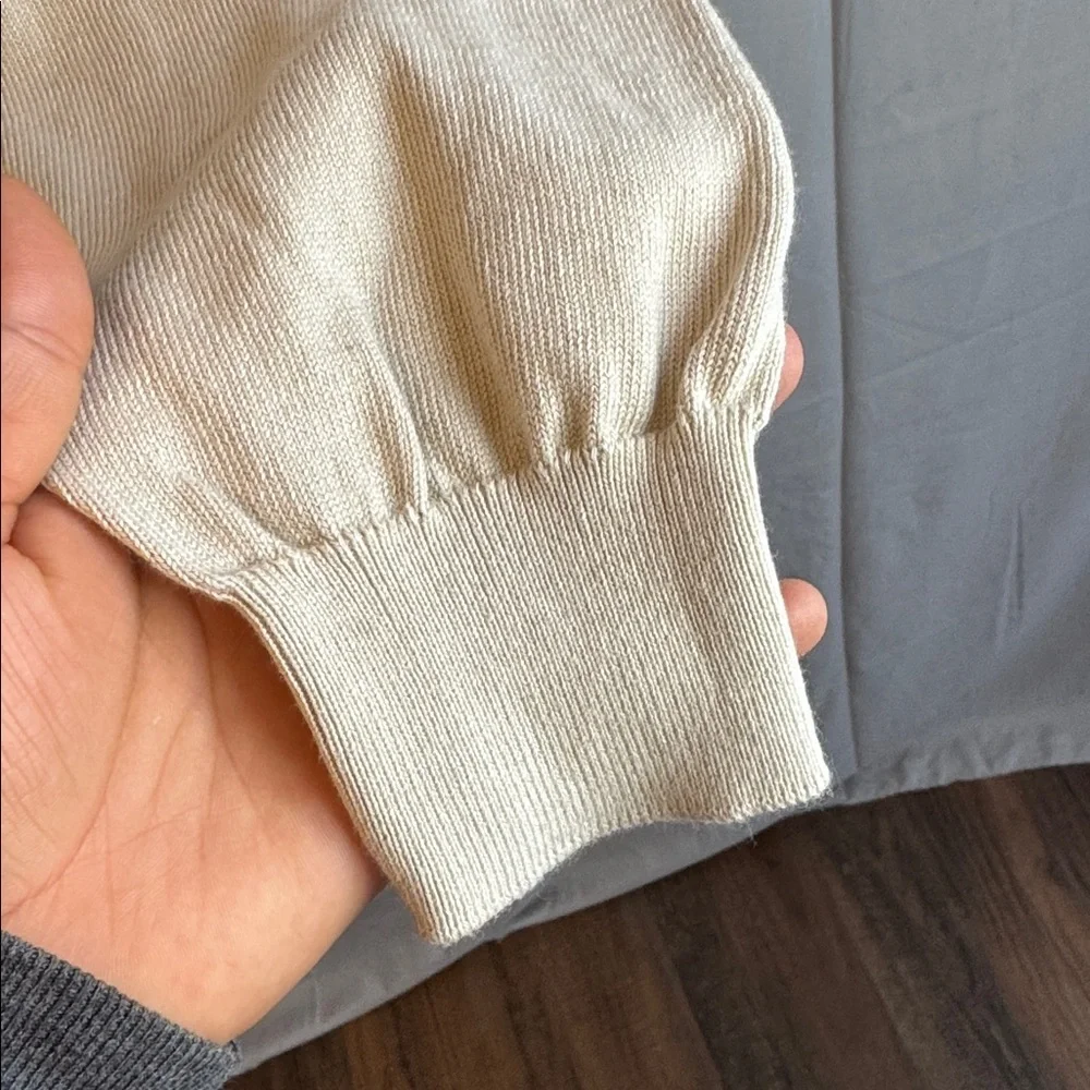 AMARO Beige Turtleneck Sweater